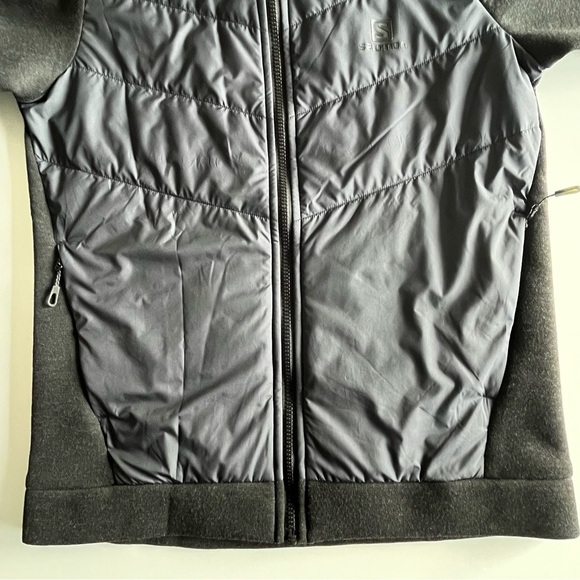 Salomon Men's Essential Xwarm Hybrid Hooded Jacket, Size M - Picture 8 of 15